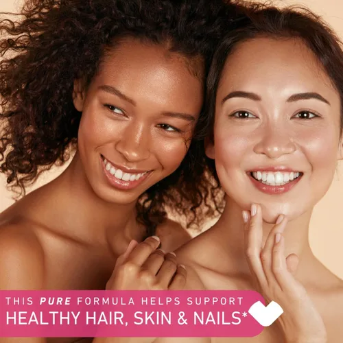Miniatura 6 de PUREFINITY Péptidos de colágeno para mujeres, tipo I, II, III, V y X con biotina y ácido hialurónico, apoya la piel, huesos, cabello y uñas