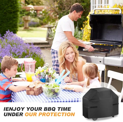 Miniatura 7 de Cubierta para parrilla de 48 pulgadas, impermeable, resistente a la intemperie, resistente a la intemperie, resistente a la decoloración UV