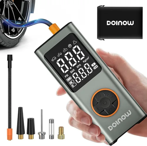 Inflador de neumáticos, compresor de aire portátil, bomba de bicicleta inalámbrica de 150 PSI, bomba de aire para automóvil, motocicleta, bicicleta,