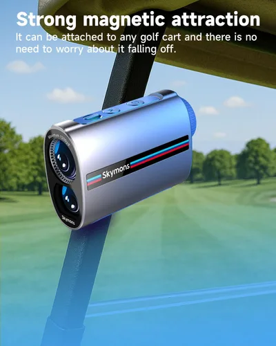 Miniatura 5 de Mini Metal Golf RangeFinder with Slope,1200Y Range Finder, 0.3s Flagpole Locking Vibration, 7X Magnification, 95%Transmission Lens,Flag Pole Lock
