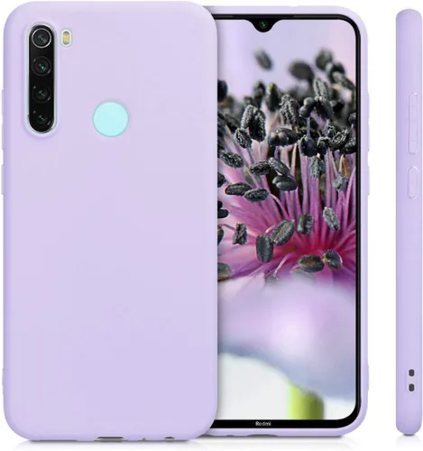 Miniatura 5 de kwmobile Funda compatible con Xiaomi Redmi Note 8 (2019/2021) - Funda protectora de silicona TPU suave y delgada - Lavanda