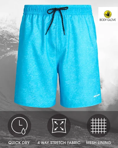 Miniatura 2 de Body Glove Mens Swim Trunks Stretch Fit Bathing Suit for Men 7 Quick Dry Swimwear Board Shorts Swim Suit (S-XXL)