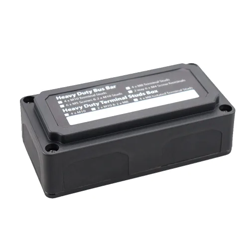 Miniatura 7 de IZTOSS Barra de autobús de 12 V, resistente al agua, bloque de distribución de energía con 4 pernos de terminal de 5/16 pulgadas (M8), barra de bus