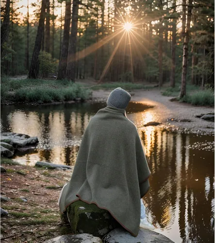Miniatura 3 de ACUSHLA - Manta de campamento de 80% lana merina, suave, cálida y gruesa, manta para cama, sofá, exteriores, camping, viajes, dormir en el auto