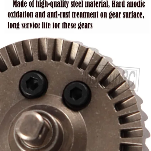 Miniatura 6 de RC Steel Front Main Gear & Diferential Case Upgrades Part for 1/10 Slash/Rustler/Stampede 4X4 VXL, mejoras diferenciales delanteras del diferencial