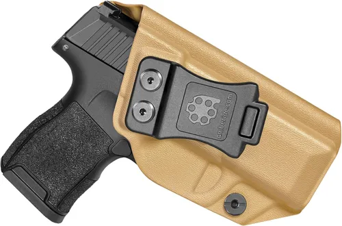 Miniatura 11 de Amberide IWB Funda Kydex para SIG Sauer P365 / P365 SAS / P365X, transporte oculto, opciones MOS y no MOS disponibles, inclinación ajustable