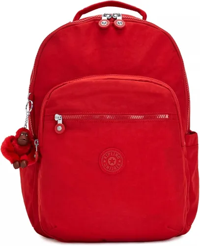 Kipling Mochila para portátil Seoul de 15 pulgadas para mujer, duradera, espaciosa, con correas acolchadas para el hombro, funda protectora