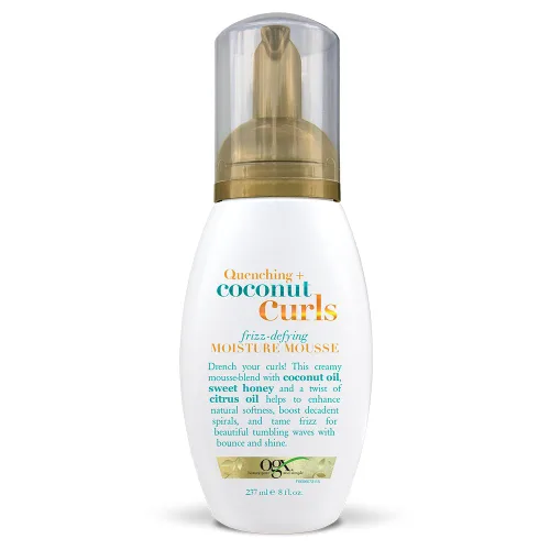 Miniatura 10 de Ogx Quenching Plus Coconut Curls Manteca para cabello dañado, 6.6 onzas fluidas
