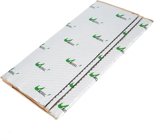 2pcs 80mil 5sqft coche amortiguador de sonido aislamiento térmico almohadilla de butilo amortiguamiento autoadhesivo material de amortiguamiento
