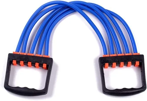 Miniatura 3 de plplaaoo Banda elástica de resistencia para fitness, cuerda expansora de pecho, herramienta de entrenamiento de fuerza muscular en el pecho