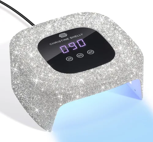 Miniatura 10 de UV Nail Lamp, UV Light for Gel Nails,48W Plug-in Mini Diamond Nail Lamp Nail Dryer with Touch Control Auto Sensor and 3 Timer Settings Nail Light