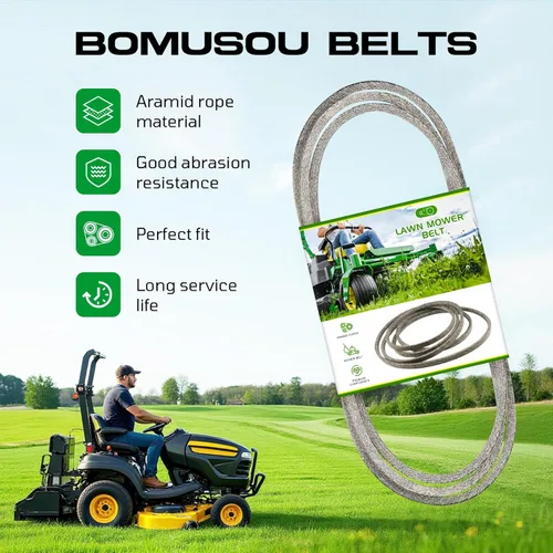 Miniatura 3 de Correa de toma de fuerza para cortacésped de 1/2" x 60" 754-0497 954-0497 754-3038 954-3038, para Cub Cadet LT1018 1180 1170, Troy Bilt LTX1842