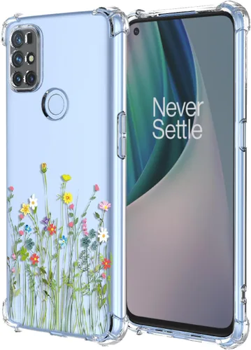 Miniatura 14 de Funda para OnePlus Nord CE 2 Lite 5G Clear Flower Phone Case Soft TPU a prueba de golpes, antiarañazos, funda protectora para 1+Nord CE2 Lite 5G