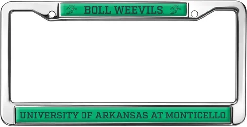 Miniatura 119 de Texas A&M University - Texarkana Mascot - Marco de metal estándar para placa de matrícula de tamaño completo