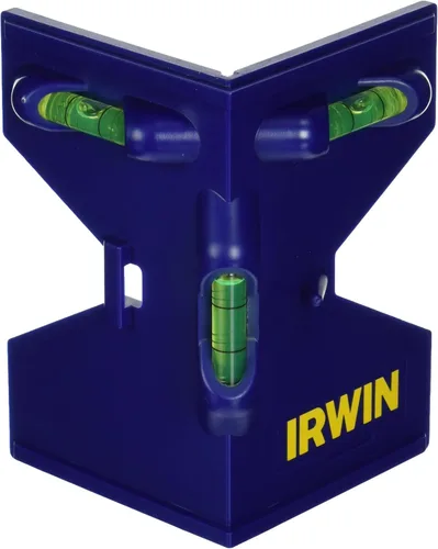 Miniatura 2 de IRWIN Nivel de poste magnético de herramientas (1794482), nivel de línea de aluminio Blue & IRWIN 1794484, plateado