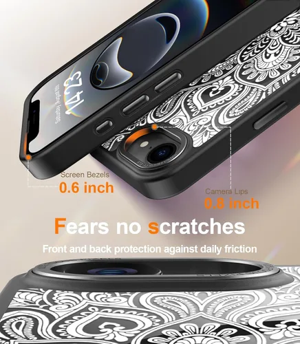 Miniatura 573 de Goodon para iPhone 15 Pro Max con protector de pantalla de privacidad, compatible con Magsafe, funda translúcida mate a prueba de golpes - Linda