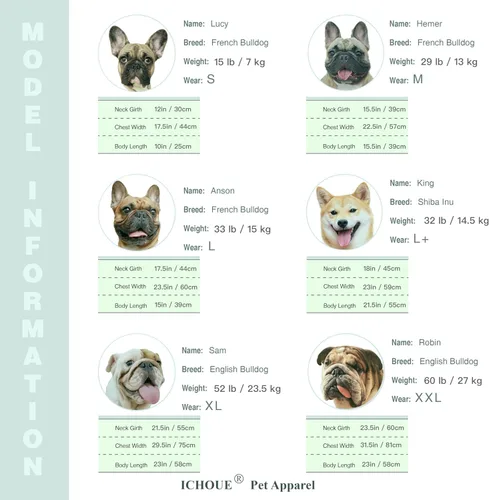 Miniatura 4 de iChoue - Disfraces para perros, I am a French Bulldog, suéteres divertidos, abrigos de invierno, sudaderas con capucha, Frenchie Pitbull Corgi, Pug