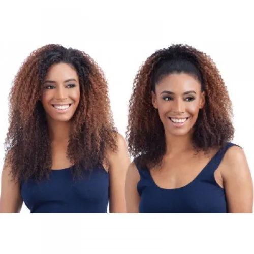 Miniatura 5 de Peluca sintética Freetress con gorra con cuerda, estilo Milán, largo, 1
