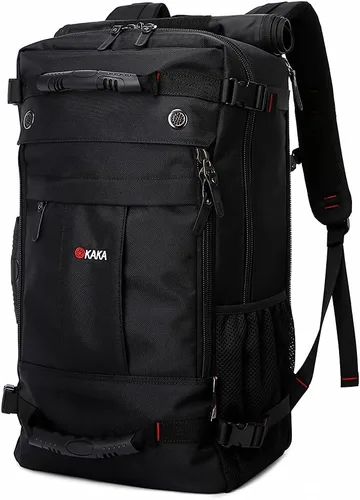 KAKA Mochila de viaje, bolsa de mano, resistente al agua, aprobada por vuelo, mochila de fin de semana, mochila para hombres y mujeres