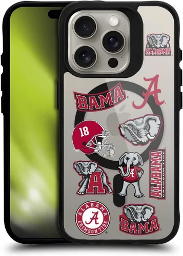 Miniatura 354 de Head Case Designs Funda de gel suave con licencia oficial de la Universidad de Alabama UA Collage compatible con Apple iPhone 13 Pro Max
