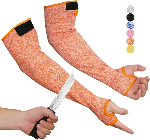 Miniatura 9 de Mangas de brazo resistentes a cortes para hombres y mujeres, protectores de brazo para piel fina y moretones para jardinería, agricultura, patio