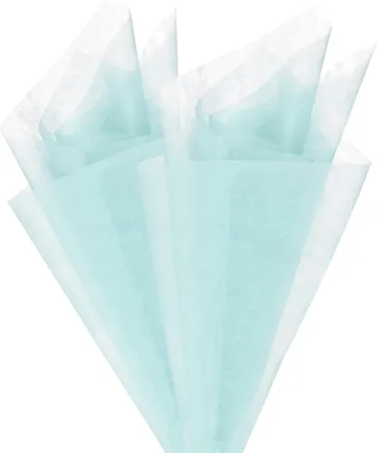 Miniatura 20 de M METERXITY Papel de flores de algodón coreano de 38 hojas, papel de algodón impermeable de 11.8 pulgadas para bouquets/embalaje de regalo [blanco]