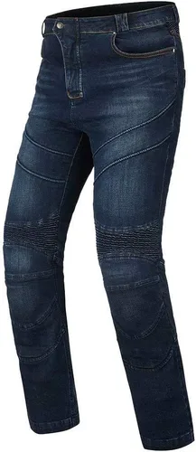 Miniatura 8 de ILM Pantalones de Motocicleta Dirt Bike para Hombres CE Blindados Equipo de Conducción de Motocross Jeans Motocicleta Aventura Touring Pantalón Azul