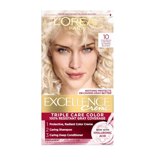 Miniatura 13 de L'Oreal Paris Excellence Crème - Tinte permanente para el cabello, color de cabello de triple cuidado, complejo Pro-Keratine para una cobertura