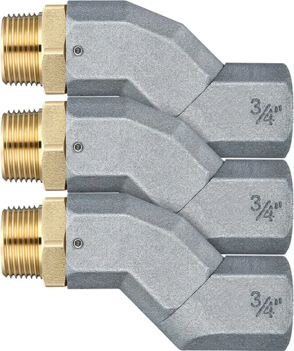 Miniatura 10 de Shimeyao 3 piezas de manguera de combustible giratoria de 1 pulgada con conector NPT de 1 pulgada, giro de transferencia de avión de combustible