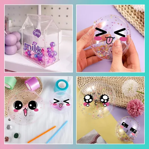 Miniatura 6 de Needbrock Kit de 5 unidades de nano cinta de burbujas, 3.3 ft/3.28 pies cada rollo de nano cinta de burbujas de doble cara con purpurina de lujo
