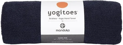 Miniatura 4 de Manduka Yogitoes - Toalla de mano de yoga, 16 pulgadas, agarre activado por humedad, puntas de silicona patentadas, altamente absorbente, duradera