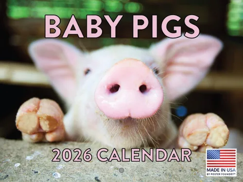 Miniatura 52 de Calendario alpaca 2026, calendario mensual de pared de 12 meses Hecho en Estados Unidos.