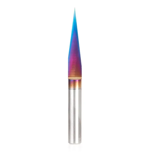 Miniatura 16 de Amana Tool Spektra Extreme Tool Life - Broca de carburo sólido recubierta para señalización y grabado, 45771-K, grabado de 30 grados, ancho de punta