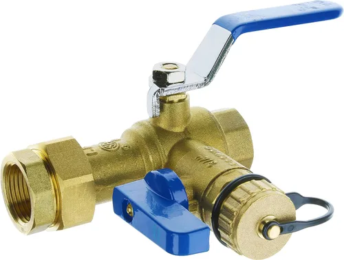Miniatura 3 de Kit de válvula de servicio para calentador de agua sin tanque HYDRO MASTER con válvula de alivio de presión aislador de 3/4 pulgadas IPS de latón