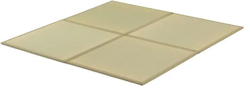Miniatura 9 de FULI Colchón de tatami japonés, tapete Igusa (100% hierba japonesa Rush) se pliega en tres, fabricado en Japón (natural, Full XL)