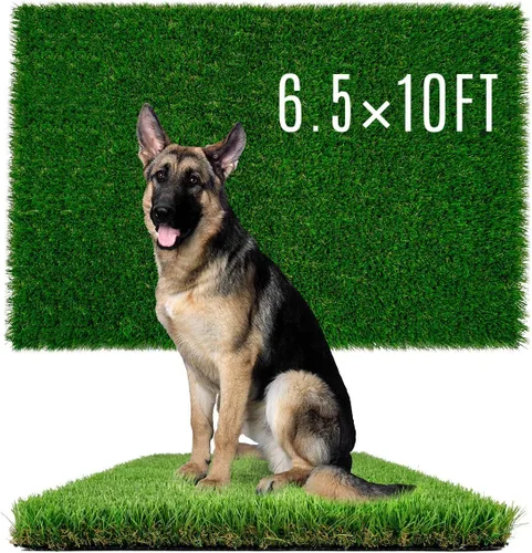 Miniatura 10 de Sunturf Hierba falsa para que los perros orinen, césped artificial para perros, almohadillas para orina de perro, extra grandes, tapetes de césped