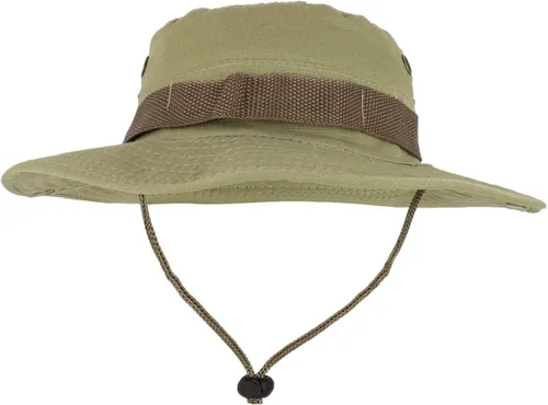 Miniatura 2 de Armycrew Sombrero de Boonie al aire libre liso sólido militar con correa ajustable para la barbilla