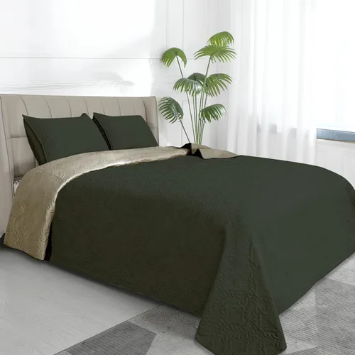 Miniatura 15 de Easy-Going - Juego de colcha reversible tamaño king con 1 colcha y 2 fundas de almohada, colcha de cama suave, edredón de microfibra liviano Gris