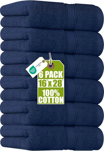 Miniatura 12 de Utopia Towels- Paquete de 6 toallas de mano prémium, 100% algodón hilado en anillo, ultrasuaves y altamente absorbentes, 18 oz/m2 (600 g/m2), 16 x