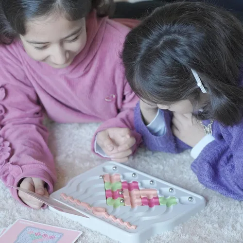 Miniatura 4 de nunukids Rompecabezas de circuito de mármol, emocionante juguete de laberinto para niños, divertidos rompecabezas para niños de 6 años en adelante