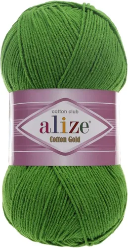 Miniatura 41 de 55% algodón 45% acrílico Alize Cotton Gold Yarn 1 madeja/bola 3.53 oz 360 yardas (1-crema)
