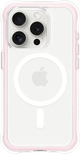 Miniatura 41 de ORNARTO Air Case para iPhone 16 Pro Max Transparente, Compatible con MagSafe, Funda de Protección contra Caídas de Grado Militar con Air-Pink Rosa
