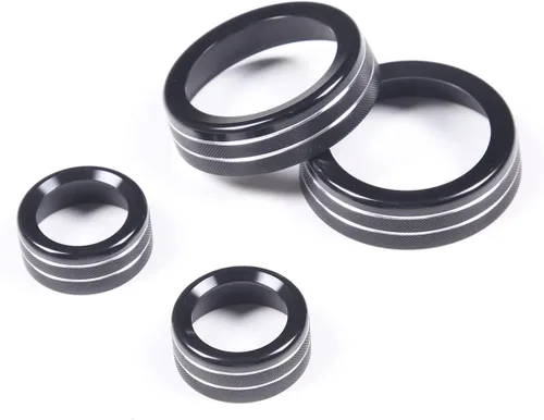 Miniatura 4 de Cubierta de botón de ajuste de volumen de aire acondicionado de aleación de aluminio compatible con Chevrolet Corvette C7 2014 2015 2016 2017 2018