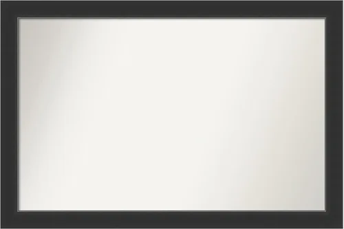 Miniatura 197 de Amanti Art Espejo personalizado, espejo de baño negro Astor, espejo de pared o espejo de tocador de baño sobre el fregadero (25 x 25 pulgadas)