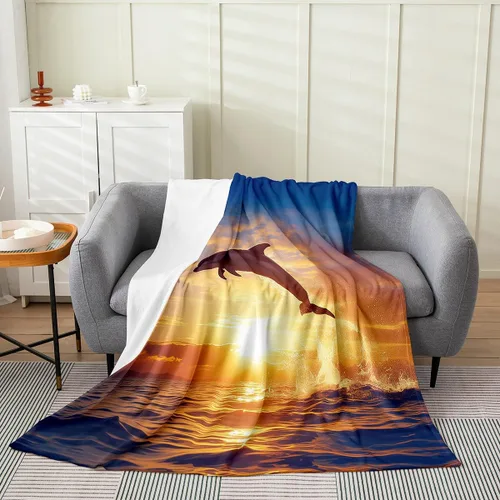 Miniatura 32 de Erosebridal Hammerhead Shark Flannel Blanket 40x50 Marine Life Fuzzy Plush Throw for Sofa Couch Hammerhead Shark Lover Gifts Ocean Sealife Fleece
