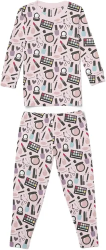 Miniatura 107 de KicKee Pants Conjunto de pijama de manga larga con estampado de piezas