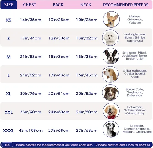 Miniatura 2 de FUAMEY Chaquetas de invierno para perros pequeños, abrigo para perros con arnés incorporado, trajes de nieve impermeables para perros, chaqueta