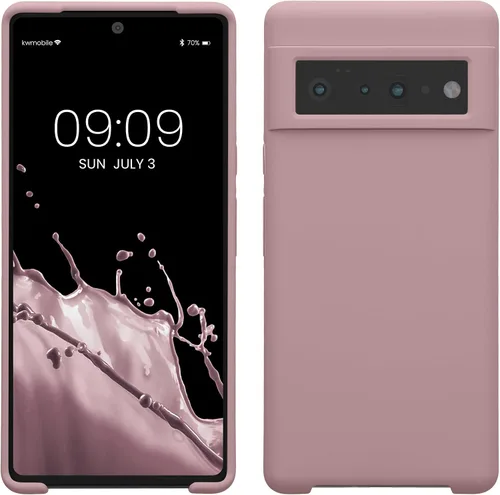 Miniatura 92 de kwmobile Funda Compatible con Google Pixel 6 Pro - Funda de teléfono de silicona TPU con acabado suave - Azul Arrecife