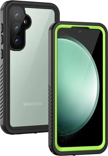 Miniatura 19 de Lanhiem Funda para Samsung Galaxy S24 FE, IP68 impermeable a prueba de polvo con protector de pantalla integrado, funda protectora de cuerpo Negro