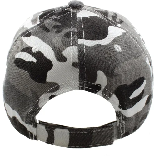 Miniatura 100 de Gorras de béisbol con correa trasera ajustable, lisas, negras, 12